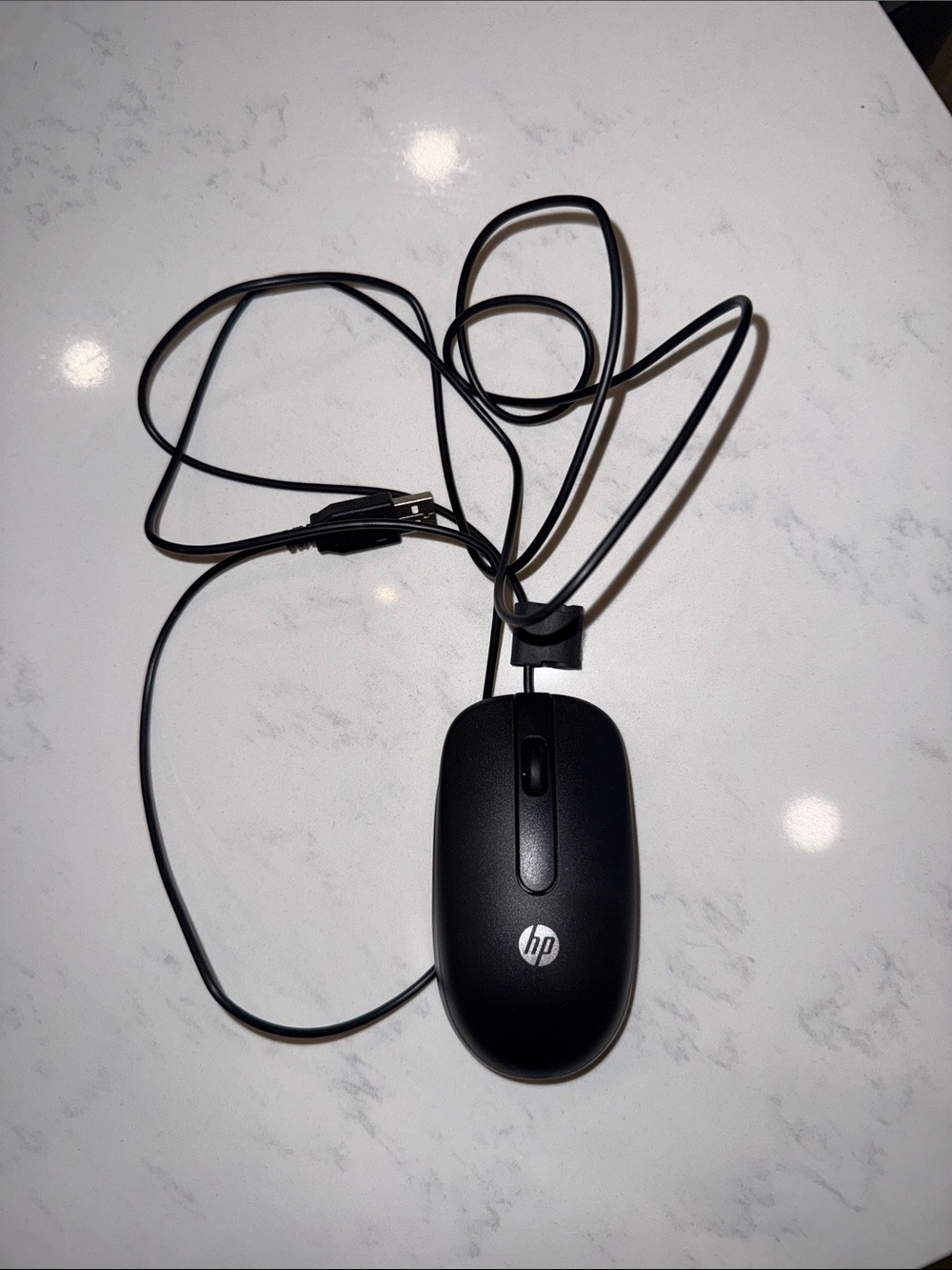 HP Black Wired USB Optical Mouse